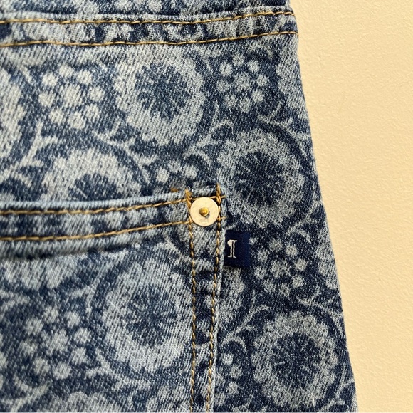 Anthropologie Pilcro the Icon printed jeans high waisted ankle cropped size 31 - Picture 8 of 11